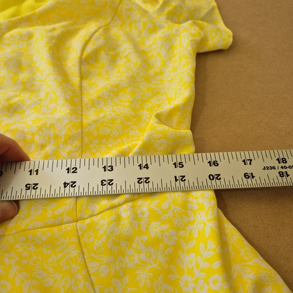 Draper James Sunny Yellow Floral Midi Dress - Picture 6 of 8